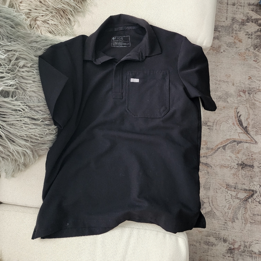 Figs Men's Lima Shortsleeve Scrub Polo